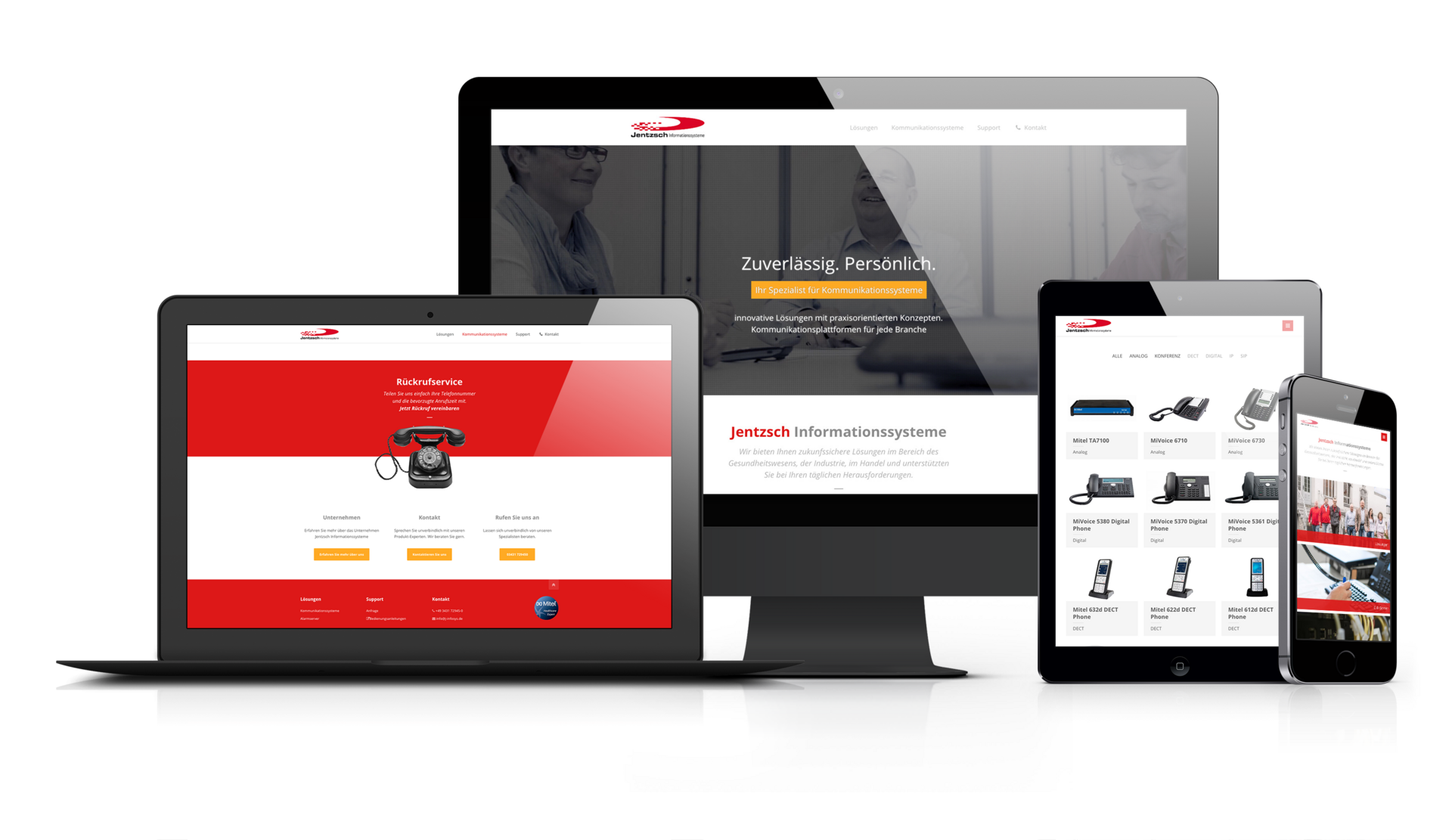 Jentzsch Informationssysteme Internetseite Webdesign Leipzig