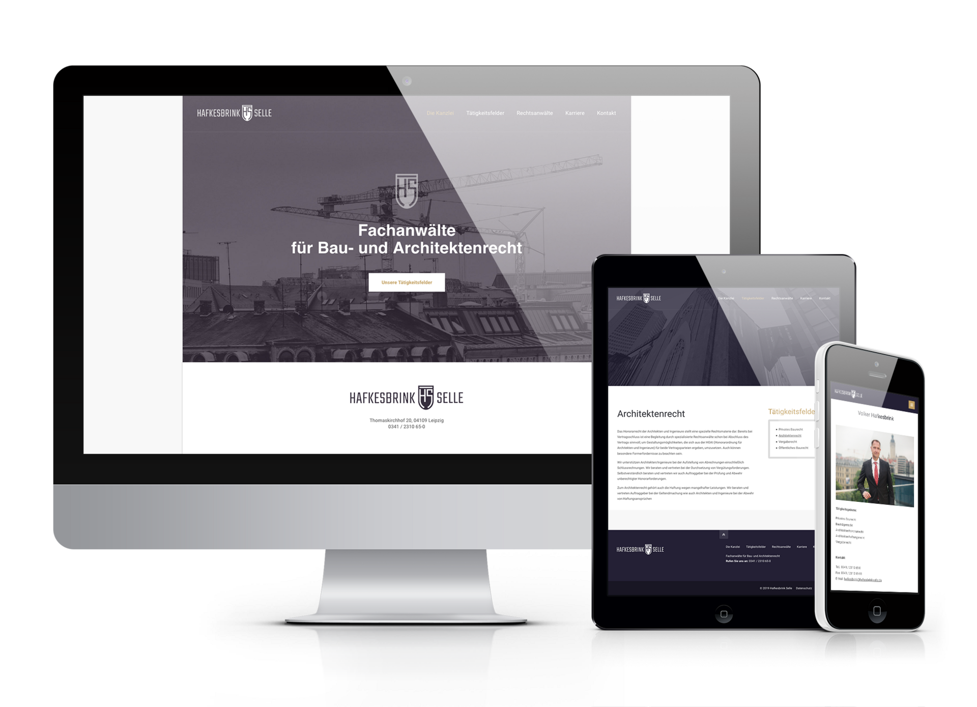 Hafkesbrink Selle Mockup Homepage mobil Webagentur