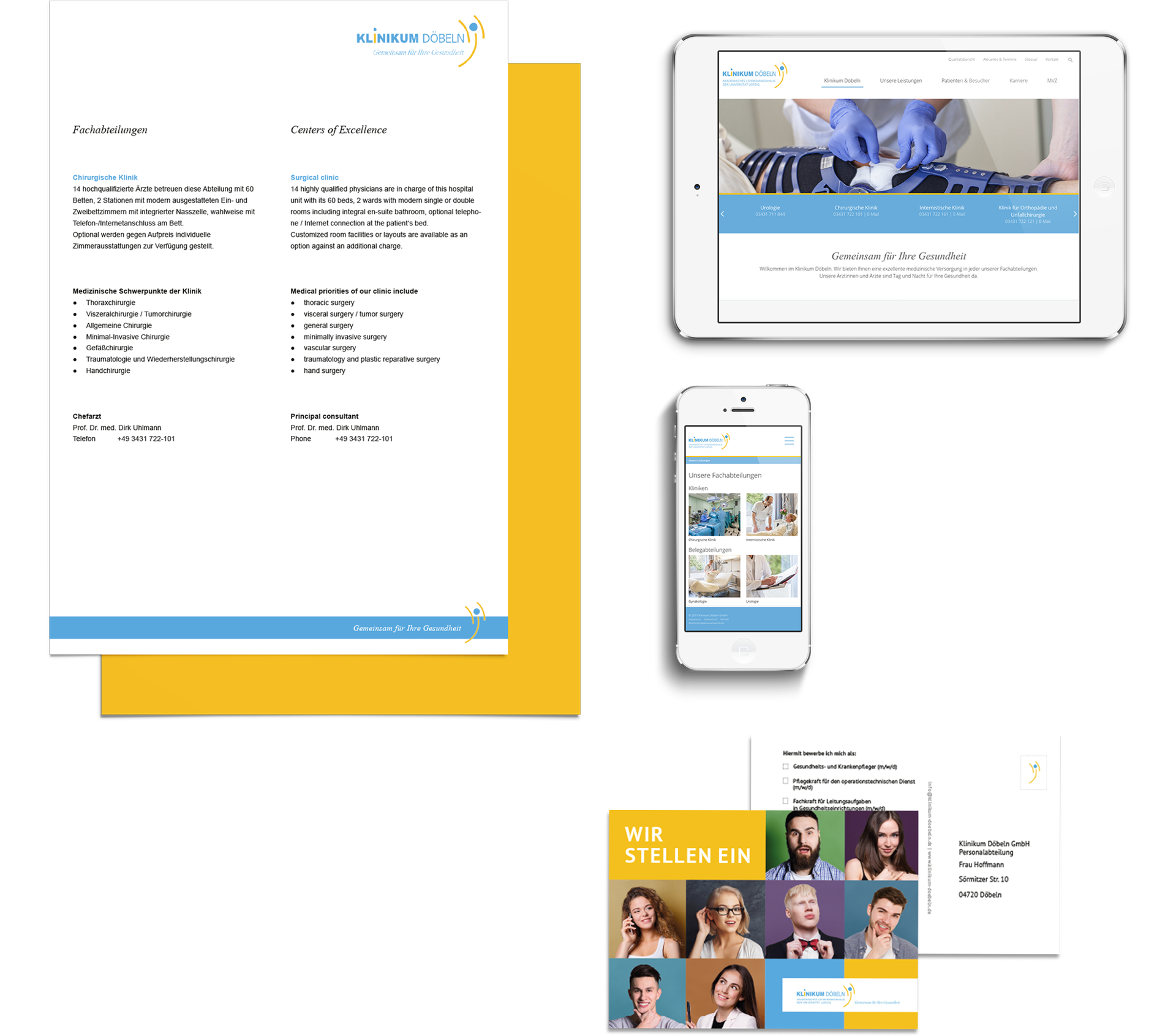 Corporate Design Agentur für Döbelner Krankenhaus