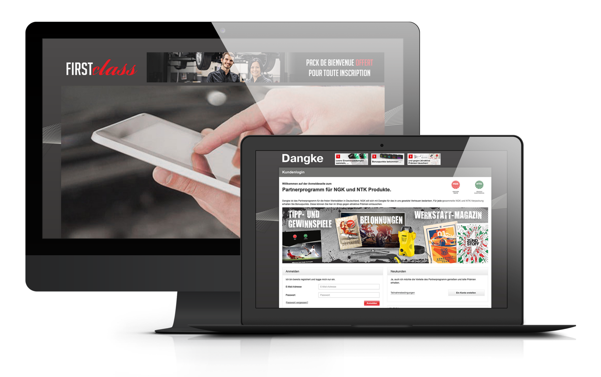NGK Mockup Onlineshop Magento 2 Leipzig Agentur