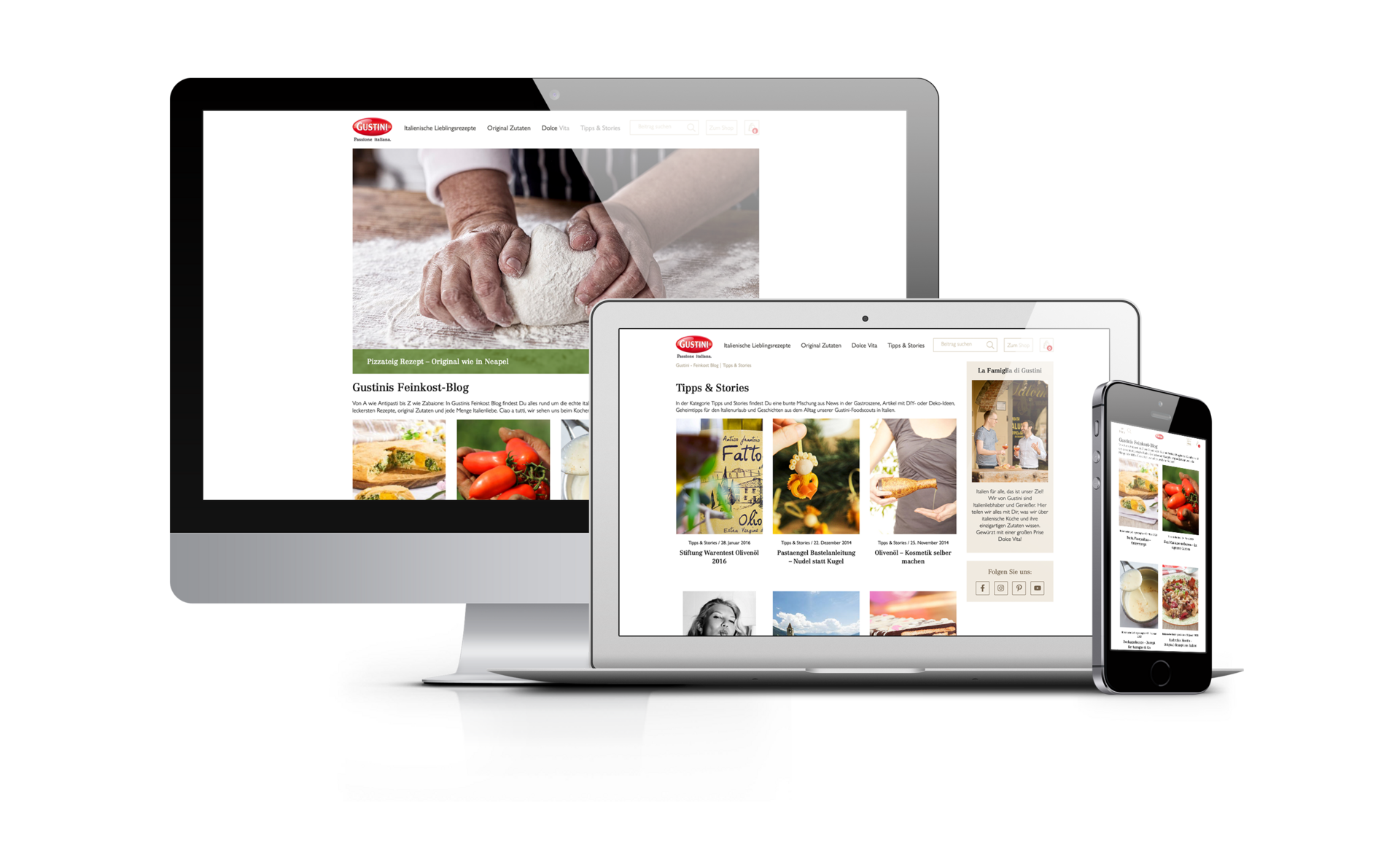 Gustini responsive Wordpress Blog