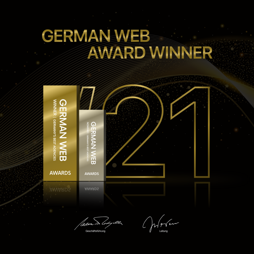 Kreativ&Söhne - German Web Award Winner 2021