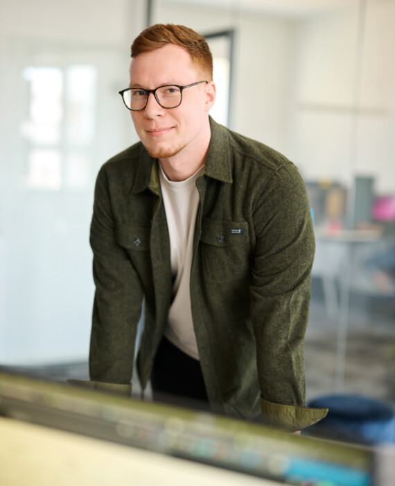 Florian, Entwickler bei Kreativ&Söhne