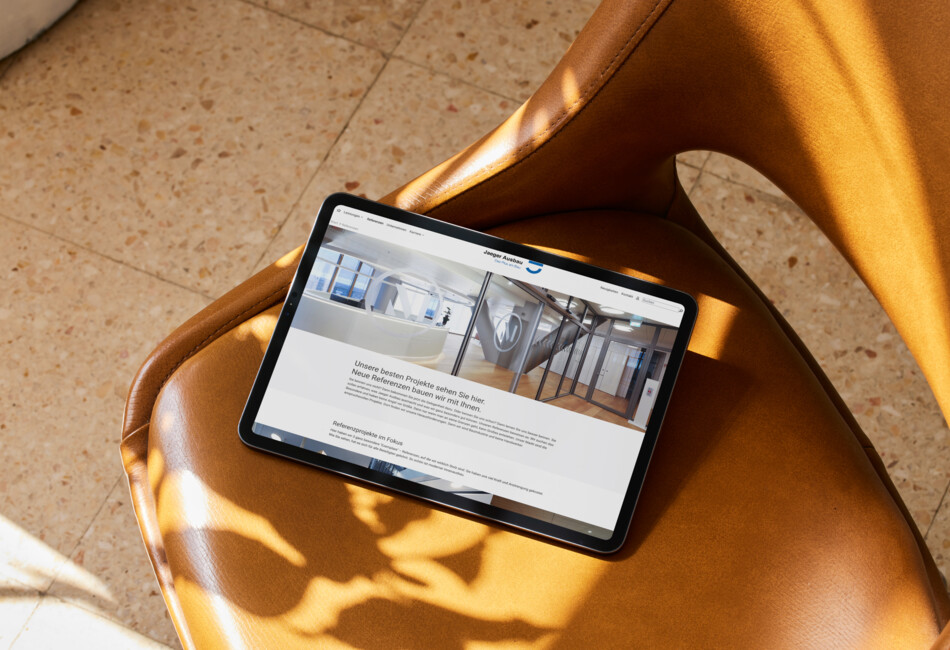 Jaeger Ausbau Apple iPad Mockup
