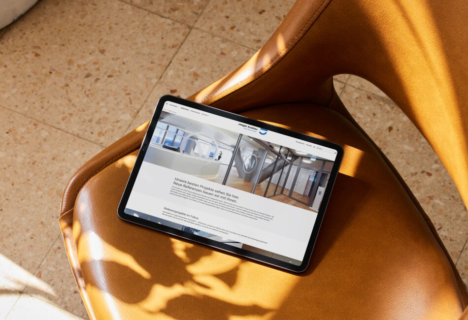 Jaeger Ausbau Apple iPad Mockup
